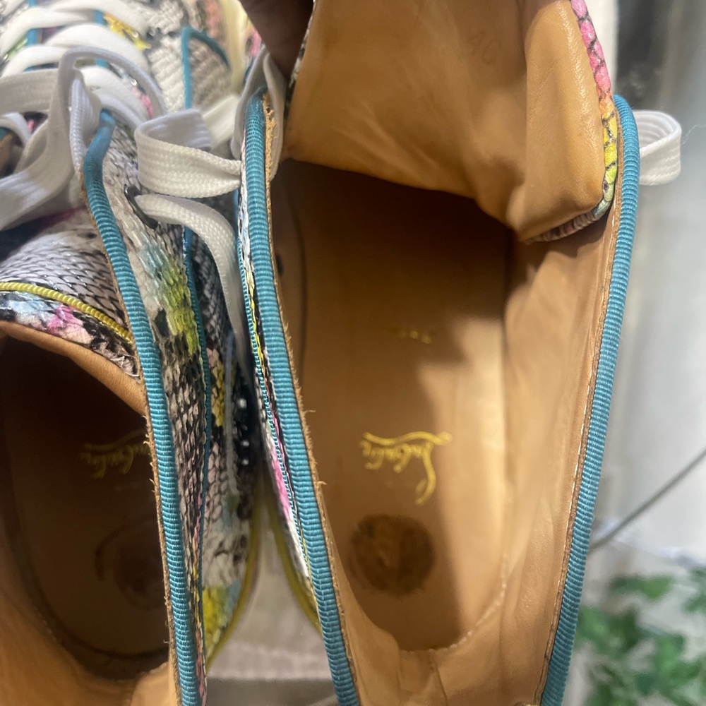 Men Louis Vuitton Snakeskin Hightop Sneakers - Picture 4 of 13